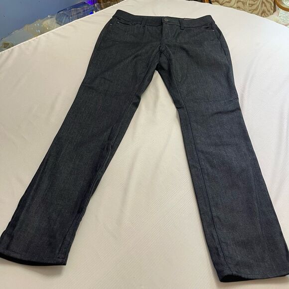 NWT Ann Taylor The Skinny Curvy Fit Dark Wash Denim Jeans Size 8 New - Picture 1 of 9